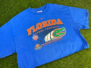 Vintage Florida Gators 2006 National Championship Crop Top Blue - M