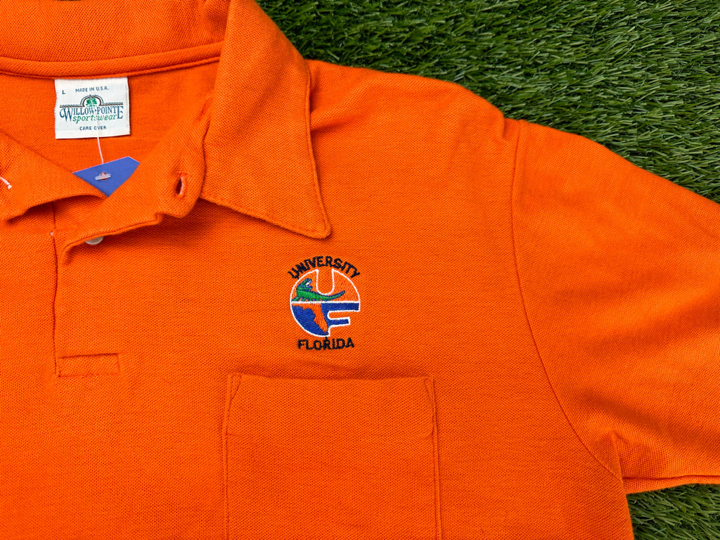 Vintage Florida Gators Polo Circle Logo - S