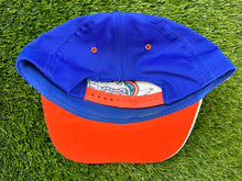 Load image into Gallery viewer, Vintage Florida Gators Snapback Hat Blue Colorblock
