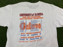 Load image into Gallery viewer, Vintage Florida Gators Michael G Montgomery 1996 Champs Shirt White - M
