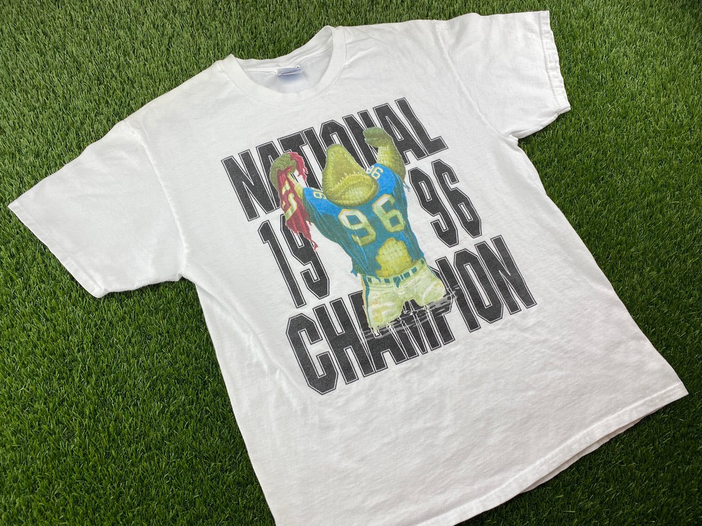 Vintage Florida Gators Michael G Montgomery 1996 Champs Shirt - M