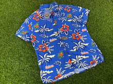 Load image into Gallery viewer, Vintage Florida Gators Hawaiian Shirt Blue - Womens S
