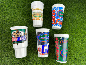 Florida Gators Plastic Stadium Cup Lot 10