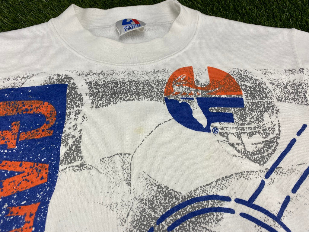 Vintage Florida Gators Football Crewneck White - S
