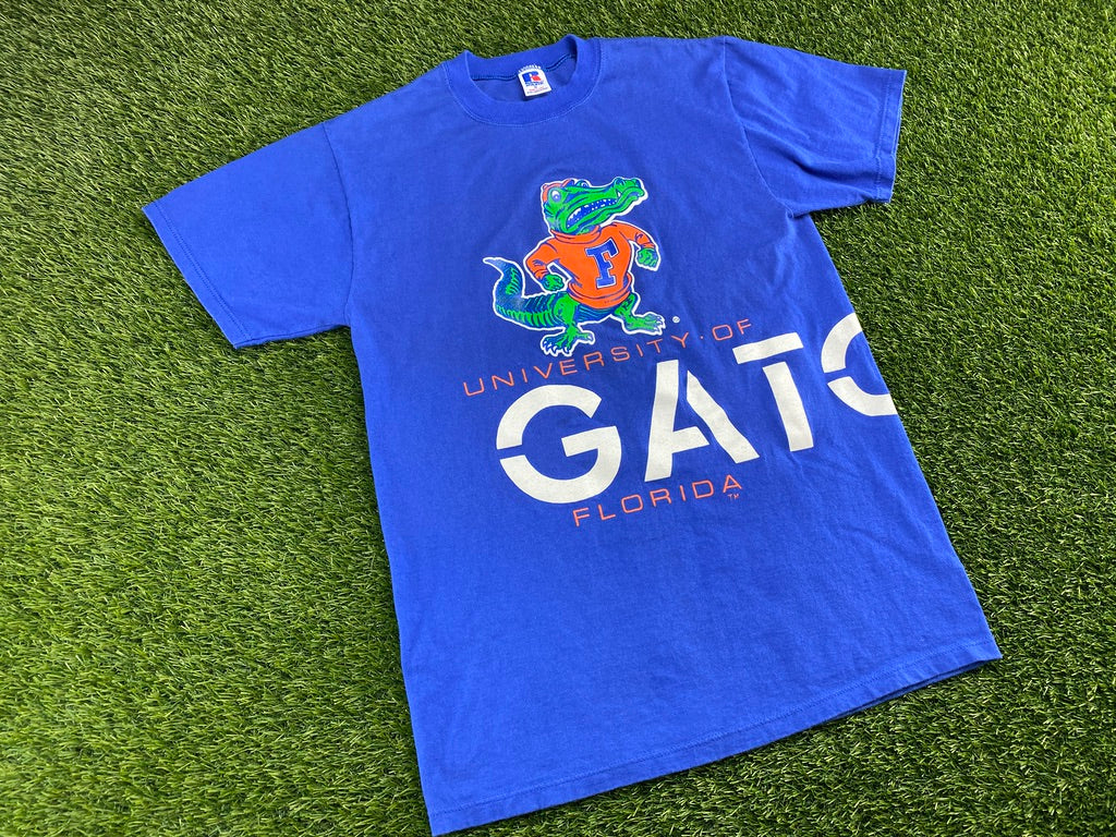 Vintage Florida Gators Wrap Around Shirt Blue - M