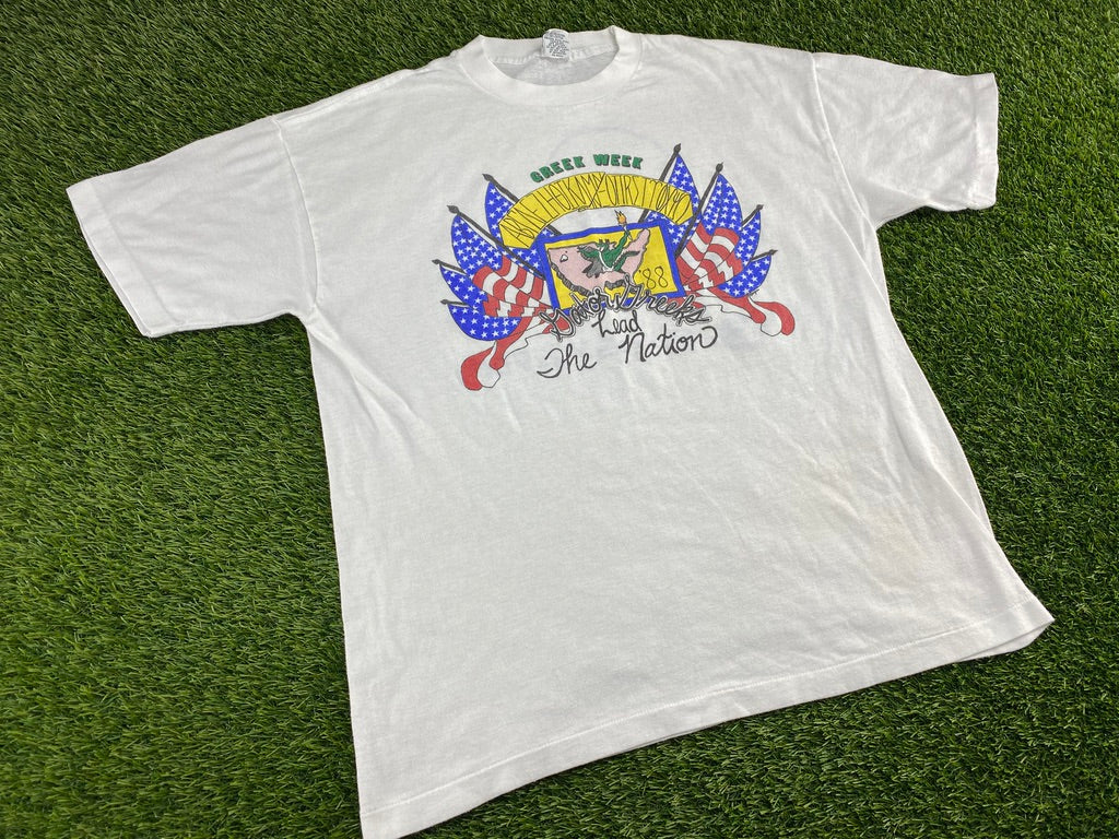 1988 University of Florida Greek Week Shirt White - M