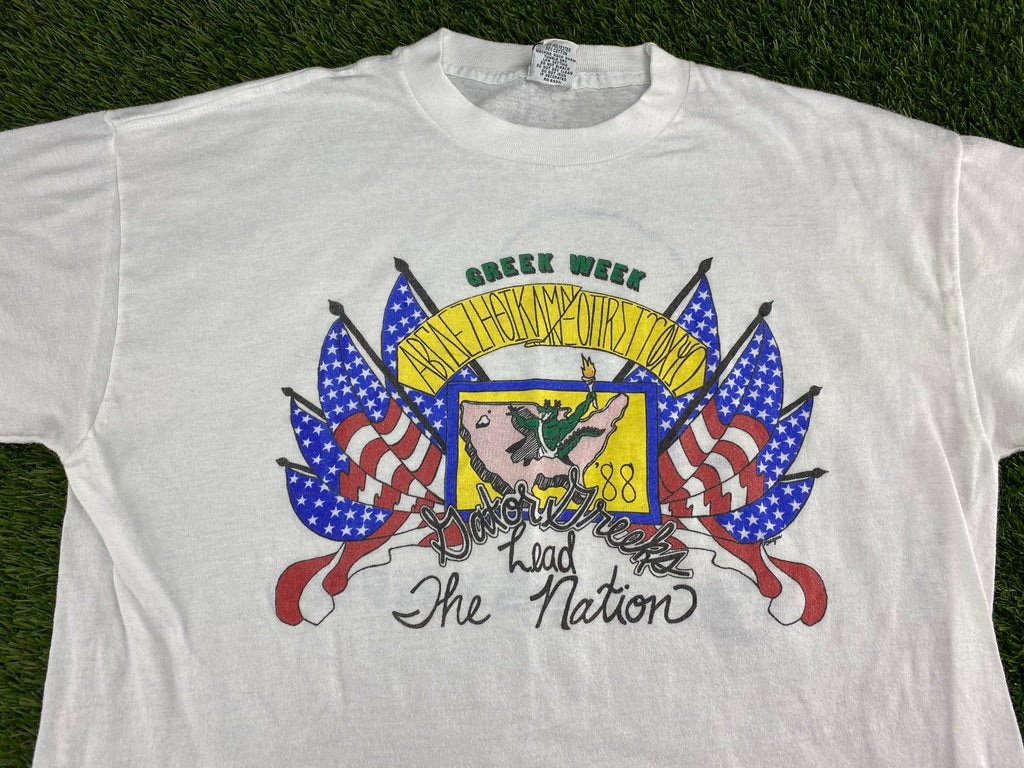 1988 University of Florida Greek Week Shirt White - M