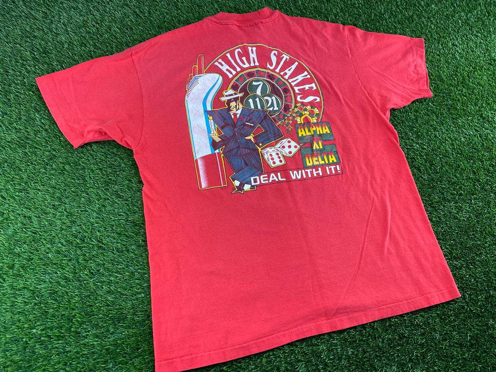 Vintage University of Florida Alpha Xi Delta High Stakes Shirt - XL