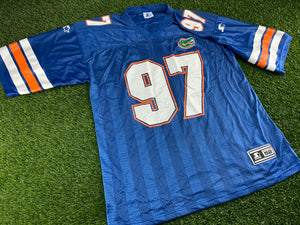 Vintage Florida Gators Starter Striped Football Jersey - XL