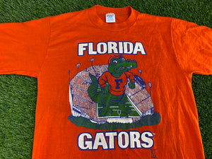 Vintage Florida Gators Ugly Gator Stadium Shirt Orange - S