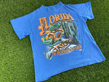 Load image into Gallery viewer, Vintage Florida Gators Big Print 3D Shirt Blue - M
