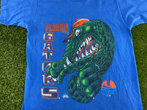 Vintage Florida Gators Angry Albert Shirt Blue - M