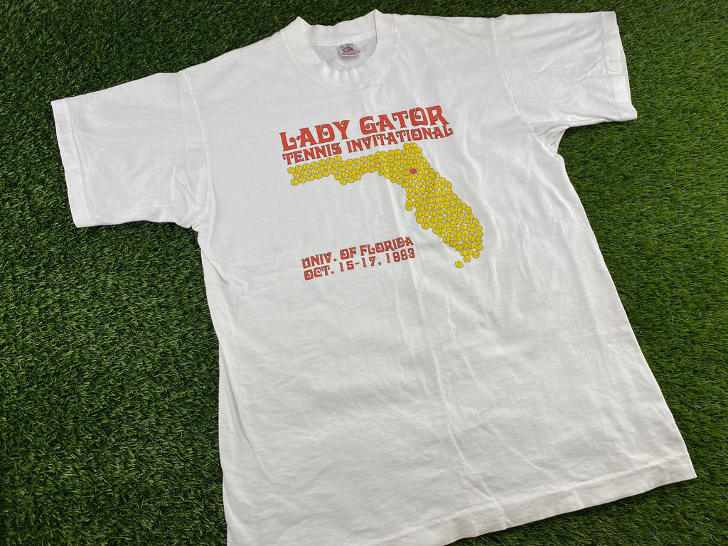 Vintage Lady Gators Tennis Shirt 1993 Invitational - M