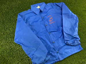 Vintage Florida Gators Baseball Coach Style Jacket Blue - S