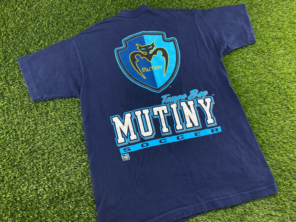 Vintage Tampa Bay Mutiny Shirt Blue - M