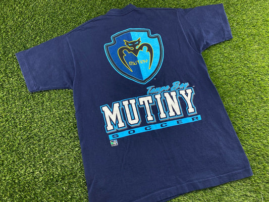 Vintage Tampa Bay Mutiny Shirt Blue - M