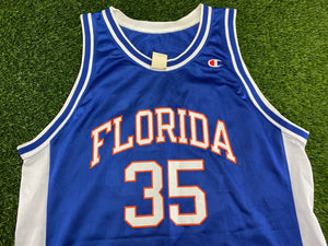 Vintage Florida Gators Dametri Hill Champion Basketball Jersey - L/XL