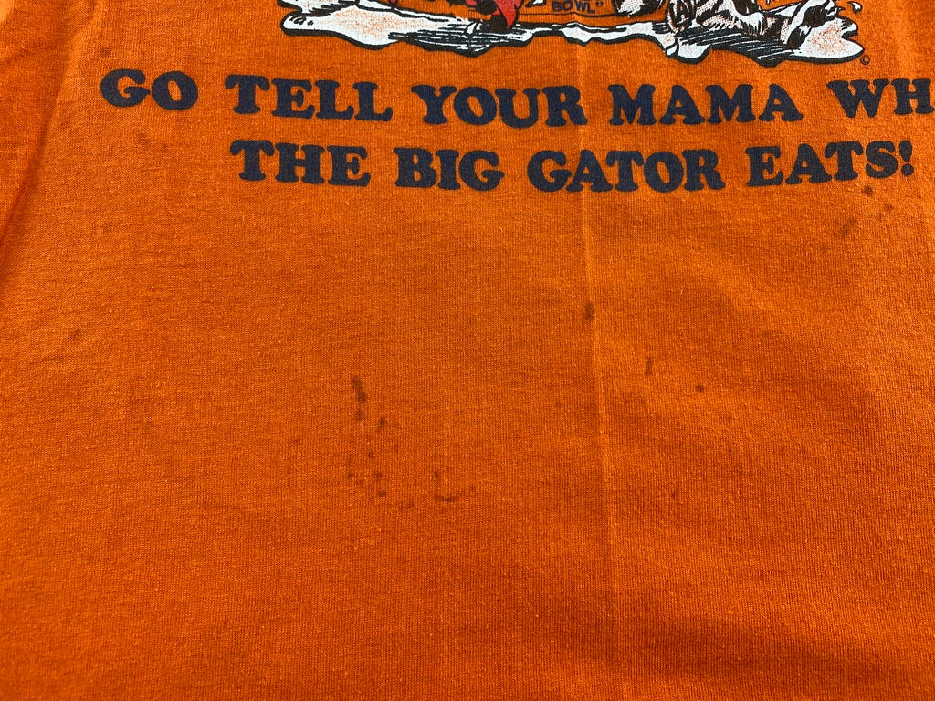 Vintage Florida Gators Rivalry Shirt Orange 80's - M