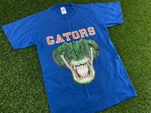 Load image into Gallery viewer, Vintage Florida Gators Alligator Shirt Blue - XS/S

