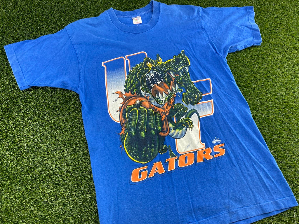 Vintage Florida Gators Albert Shirt Angry Blue - M
