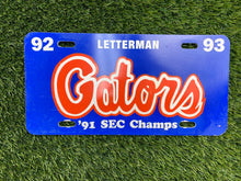 Load image into Gallery viewer, Vintage Florida Gators 1991 SEC Champs License Plate
