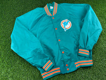 Load image into Gallery viewer, Vintage Miami Dolphins Windbreaker Jacket - L/XL
