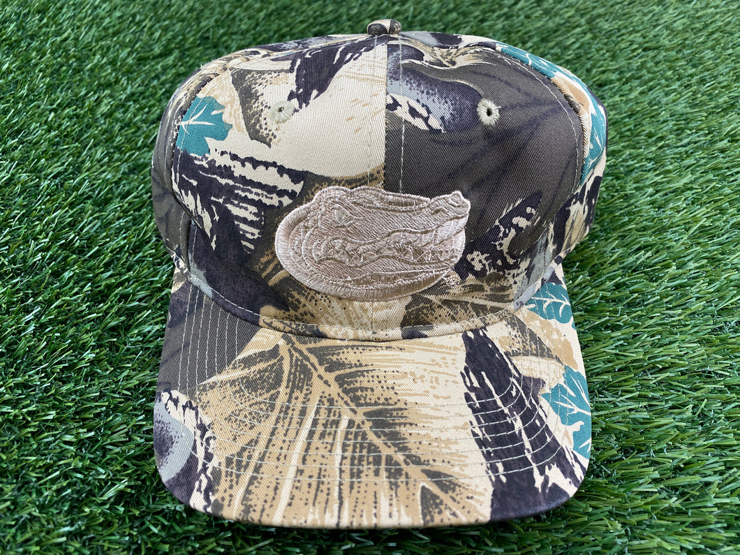 Vintage Florida Gators Camo Strapback Hat