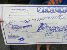 Load image into Gallery viewer, Vintage Florida Gators Blueprint Poster
